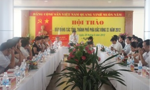 Hội thảo báo Đảng các tỉnh, thành phố khu vực phía Bắc năm 2012